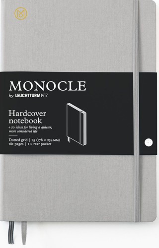 Monocle B5 hardcover notebook light grey | Leuchtturm