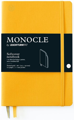 Monocle B6+ softcover notebook yellow | Leuchtturm