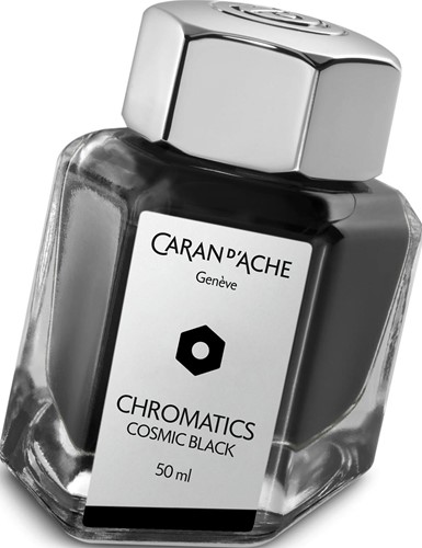 Caran d'Ache Chromatics ink Cosmic Black 50ml