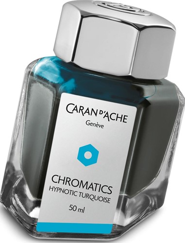 Caran d'Ache Chromatics ink Hypnotic Turquoise 50ml