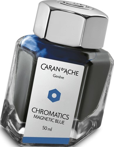 Caran d'Ache Chromatics inkt Magnetic Blue 50ml
