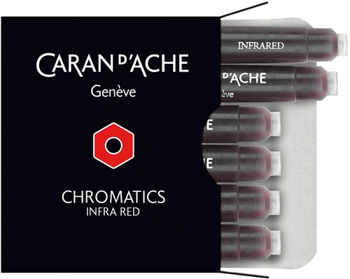 Caran d'Ache Chromatics inkt Infra Red cartridges