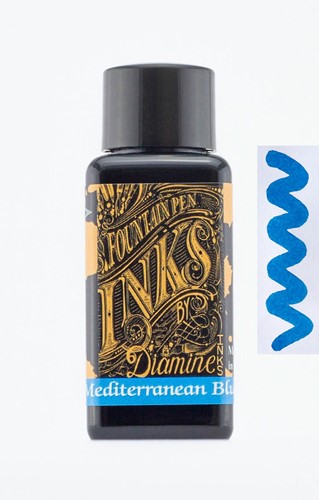 Diamine Mediterranean Blue ink 30ml