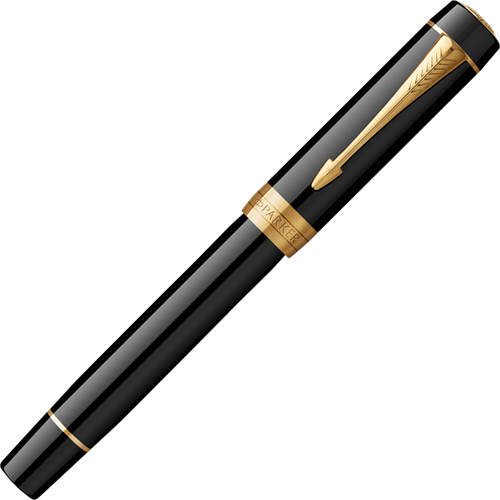 Parker Duofold classic black GT fountain pen