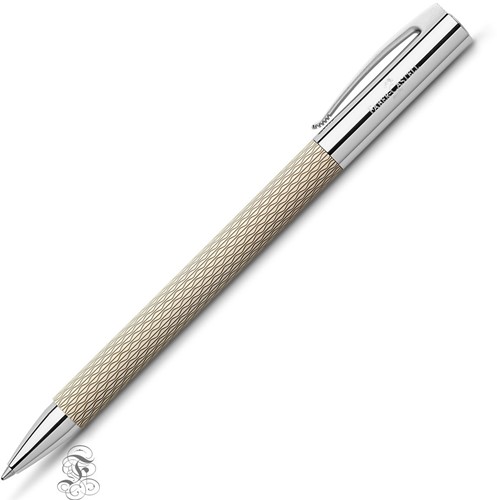 Faber Castell Ambition OpArt white sand ballpoint pen