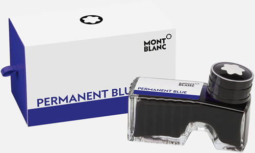 Montblanc Inkt fles Permanent Blauw 60ml