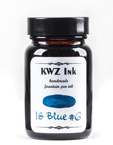 KWZ IG Blue nr 6 fountain pen ink 60ml Iron Gall