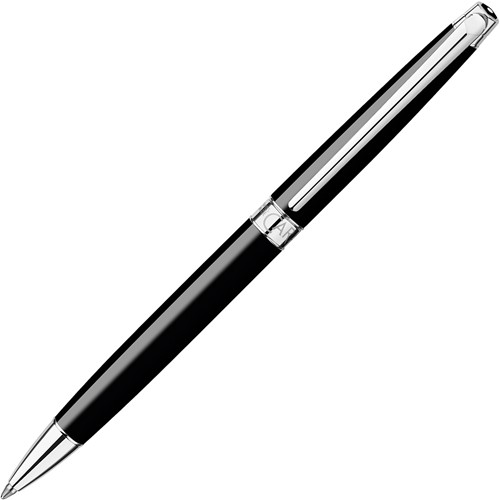 Caran d'Ache Léman Slim Black Ebony ballpoint pen