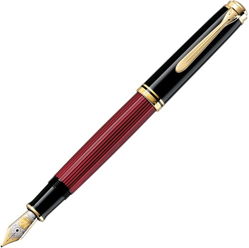 Pelikan M800 black-red fountain pen
