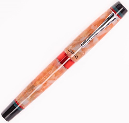 Opus 88 Minty Orange fountain pen