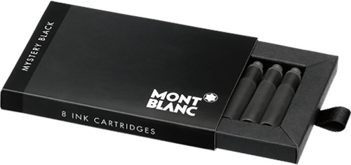 Montblanc ink cartridges Mystery Black 8 pieces per pack