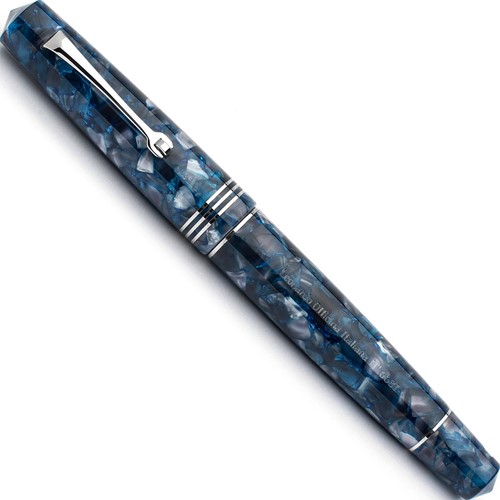 Leonardo Momento Zero Blue Sorrento and rhodium trim fountain pen