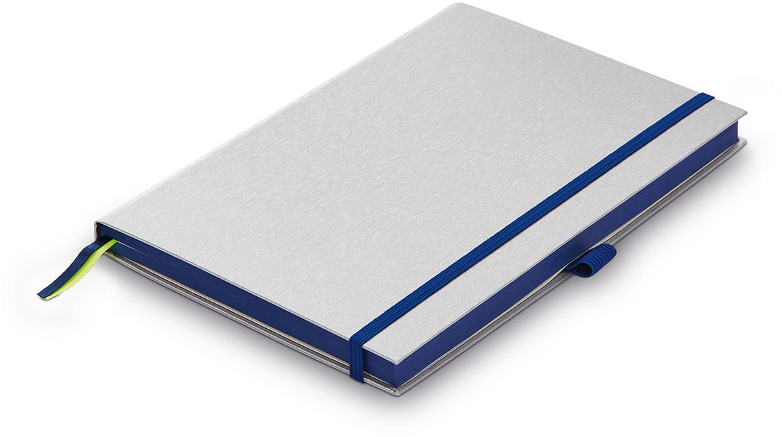 ticket Drijvende kracht Grote waanidee LAMY Notitieboek A6 hardcover blauw met geborsteld look kaft - Fontoplumo