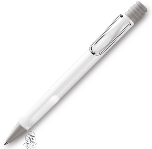 Lamy Safari white ballpoint pen