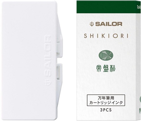 Sailor inkt cartridges Shikiori Tokiwamatsu (3 stuks)