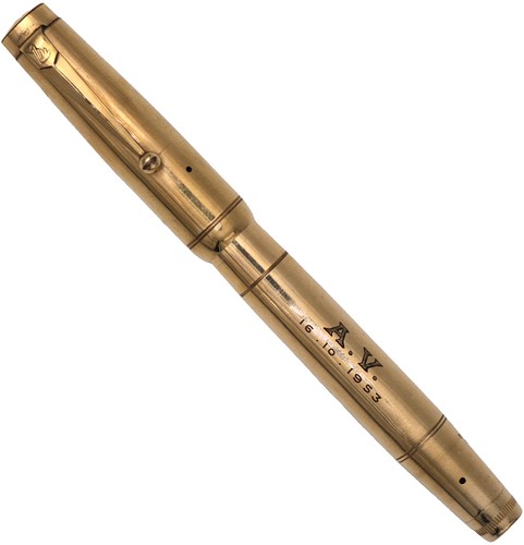 Mabie Todd Swan gold color fountain pen