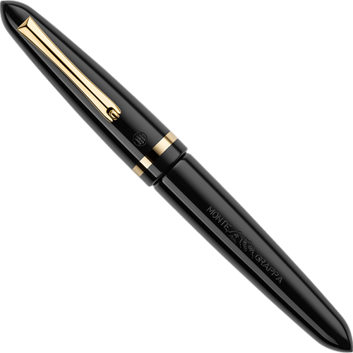 Montegrappa Venetia black fountain pen