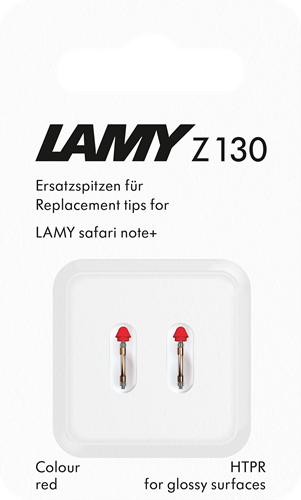 LAMY Replacement tips Z130 for LAMY safari note+ red